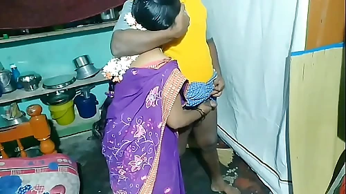 Uncle having sex while Indian aunty is cleaning the house