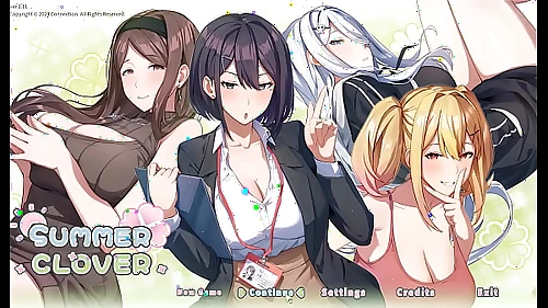 Summer Clover [ HAREM HENTAI GAME ] Ep.16 the step SISTER CUM TWICE in cowgirl position !